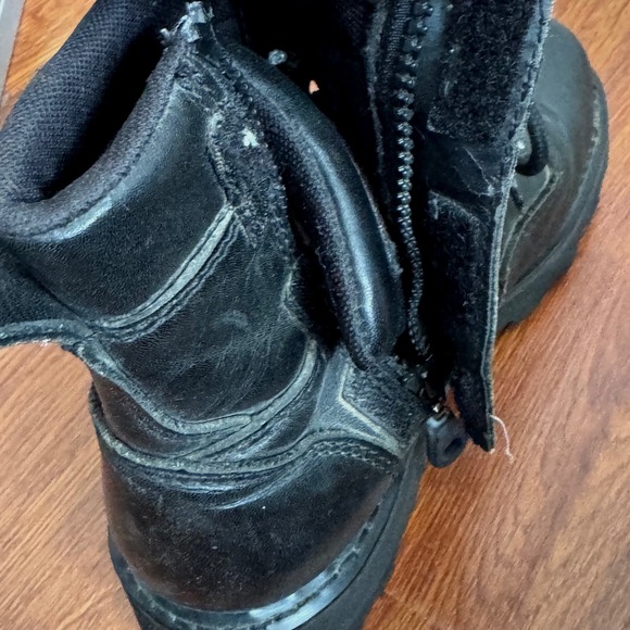 Harley Davidson Motorcycle Boots Sz 8 Gorpcore Leather Rugged Riding Biker Black main image 6